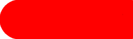 Kort lenke 50cm med støtdemping - Rød