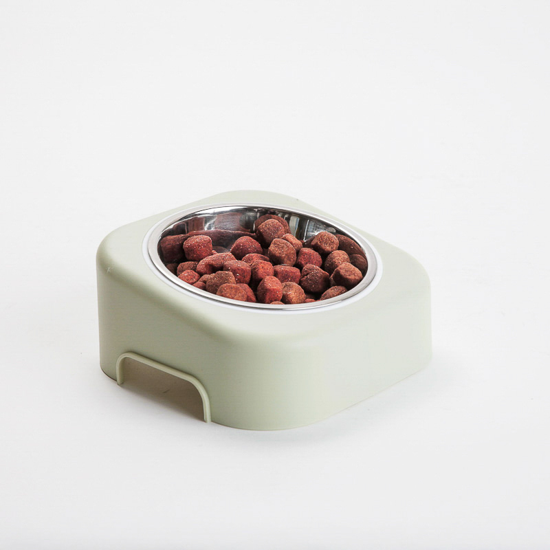 Product Image for Matskål til hund i stål med plastramme 17,5cm