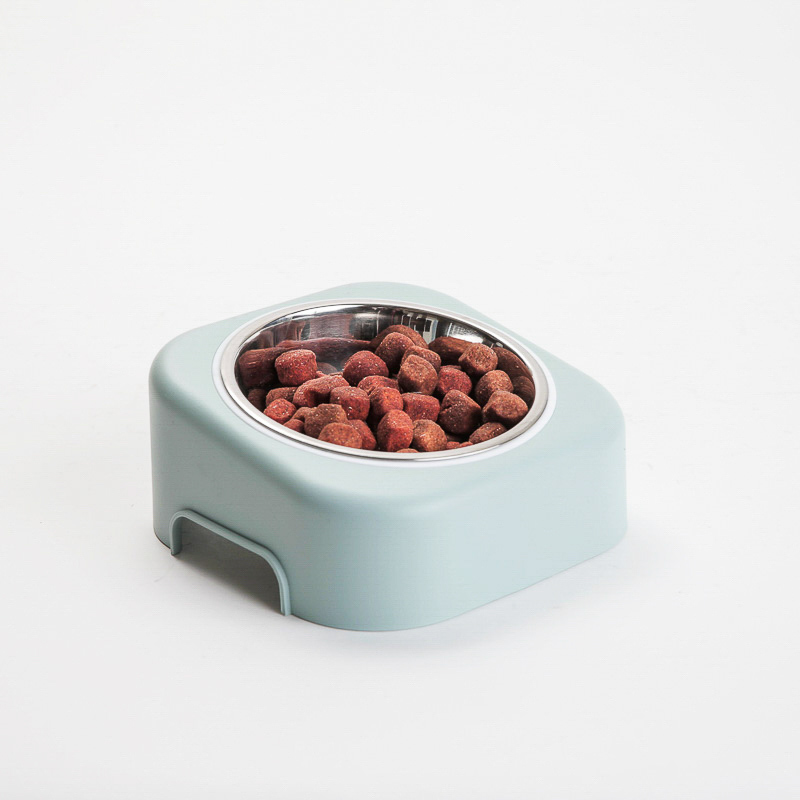 Product Image for Matskål til hund i stål med plastramme 17,5cm