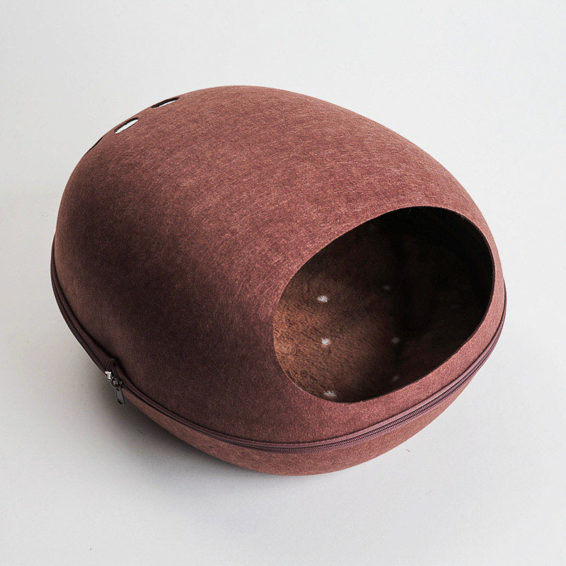 Product Image for Romslig kattehule i filtstoff 47x39x26cm
