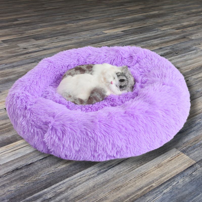 Product Image for Fluffy donut hundeseng og katteseng i tre størrelser