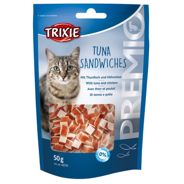 Trixie premio tunfisk-sandwich for katt 50g
