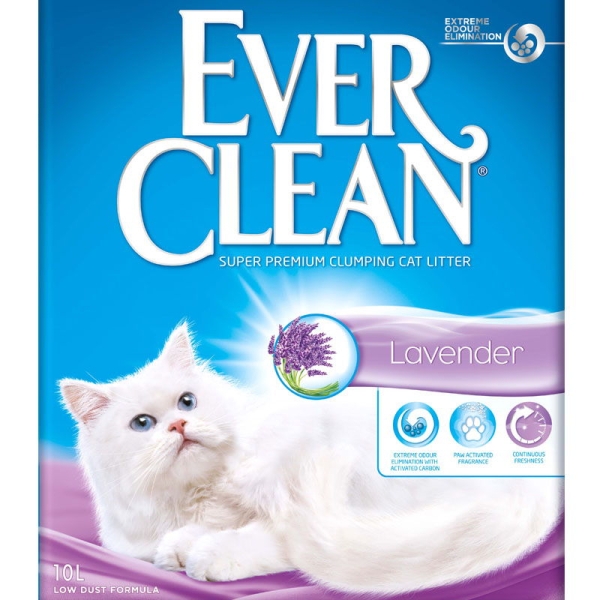 kattesand, ever clean, everclean lavender, kattesand med lukt