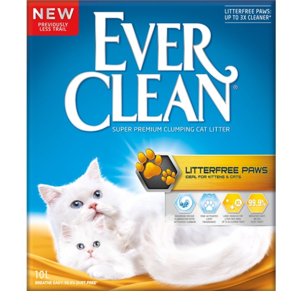 kattesand, ever clean, everclean litterfree paws