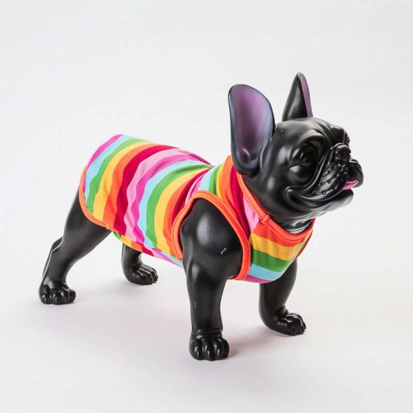 ➤➤ Rainbow genser - singlet til hund. Lett og mykt stoff med freshe og klare farger. Fin solbeskyttelse til hund. Perfekt hvis hunden skal med på pride, Rainbow genser, singlet til hund, rainbow genser, rainbow solo genser, rainbow genser lene holme samsø