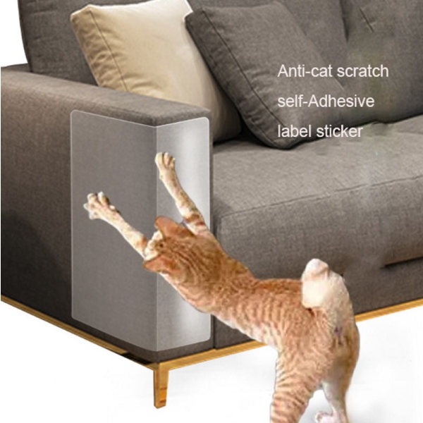 Klorebeskyttelse katt, møbelbeskyttelse katt, beskytte sofa mot katt, beskytte møbler mot kattekloring