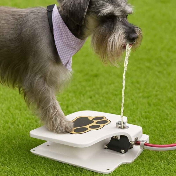 vannspreder hund, vannfontene hund, vannspruter hundeleke, vannfontene med pedal til hund