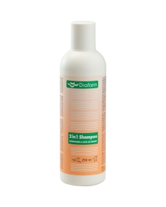 Diafarm 2 i 1 shampo til alle kjæledyr 250ml