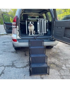 Smart hundetrapp / bilrampe som tar lite plass -50kg vekt