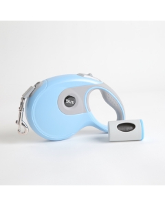 Hundebånd flexi m/hundeposeholder 8m / 50kg hundevekt