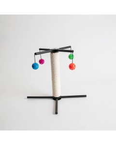 Klorestativ til katt med bjelleballer - 40cm