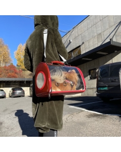 Hundeveske/katteveske 360 transparent 42cm
