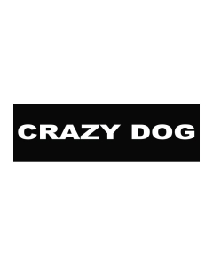 Borrelåsmerke til K9 hundesele - Crazy Dog