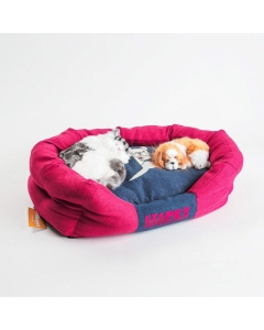 Komfortabel polstret hundeseng med løs pute i 3 størrelser