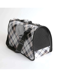 Hundeveske | skulderveske hund og katt – rute/argyle 43cm
