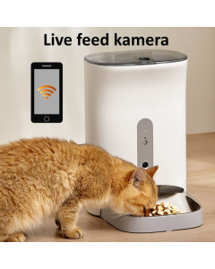 Fôrautomat 4.5L med webcam og mobil app