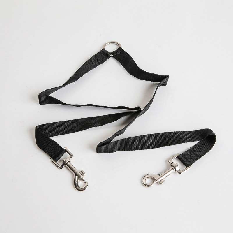 Product Image for Dobbel kobbel feste til 2 hunder 50cm - Svart