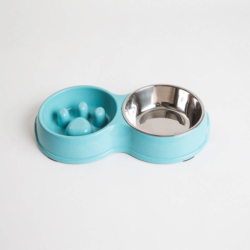 Product Image for Slow feed matfat og drikkeskål til hund