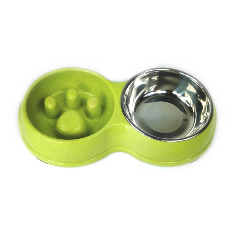 Product Image for Slow feed dobbelt drikke og matfat til hund