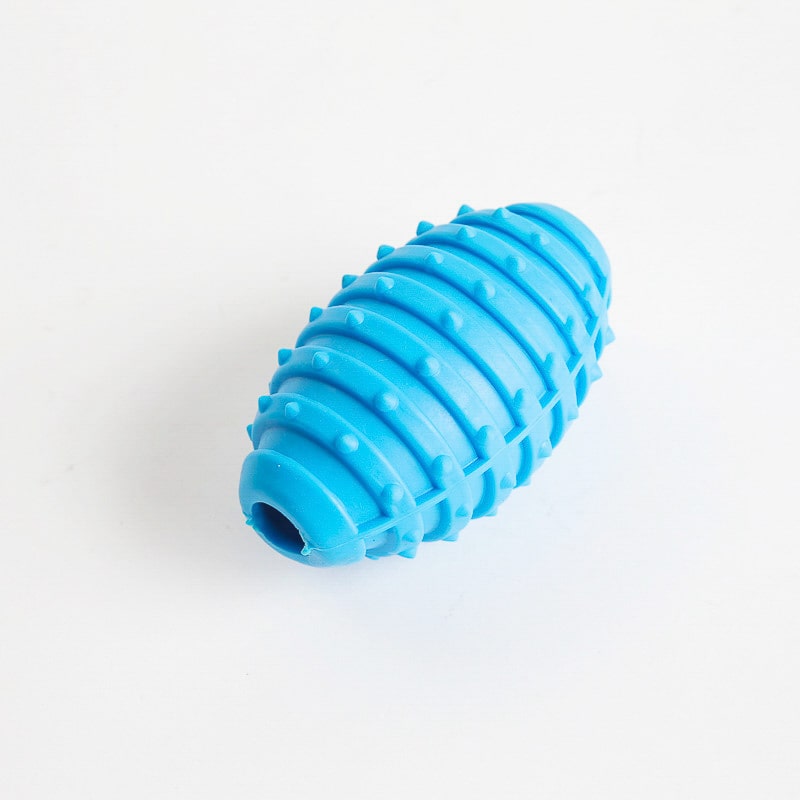 Product Image for Tygge og kasteegg i solid TPR gummi 10cm - Blå