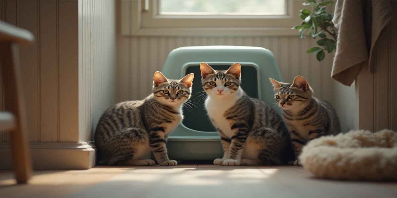 Kattedo til flere katter: Hvor mange doer trenger man?