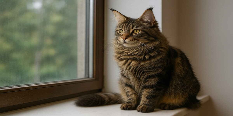 Maine Coon mjauing