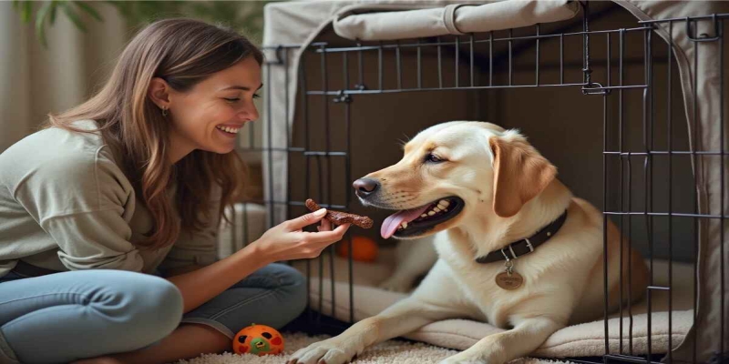 Hundebur: Hvordan gjør du hunden trygg i buret?